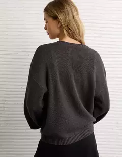 *PREORDEN* American Eagle AE Snoopy Halloween Cardigan Black - tienda en línea
