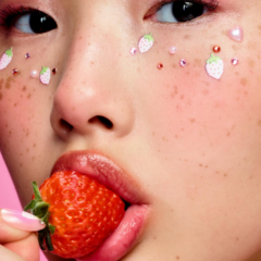 Imagen de *PREORDEN* Glossier Strawberry Balm Dotcom Lip Balm