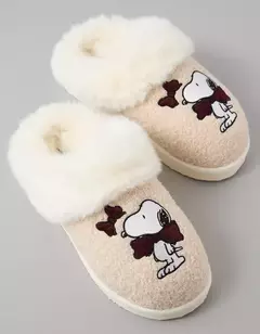*PREORDEN* American Eagle AE Snoopy Scuff Slipper Snoopy Ribbon - comprar en línea