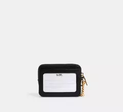 PREORDEN Coach Zip Card Case In Signature Leather - tienda en línea