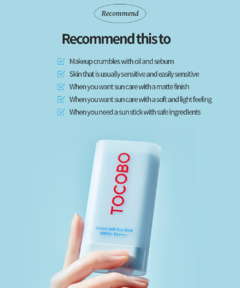 Tocobo Cotton Soft Sun Stick SPF50+ PA++++un *PREORDEN* - tienda en línea