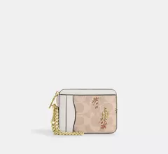 Imagen de PREORDEN Coach Zip Card Case In Signature Leather