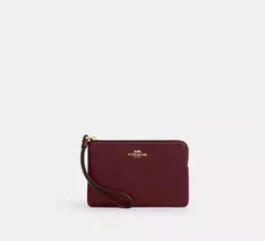 PREORDEN Coach Corner Zip Wristlet In Signature Canvas