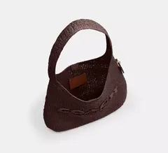 PREORDEN Coach Brooklyn Shoulder Bag 34 straw/Brass/Maple - Maw Maw Beauty