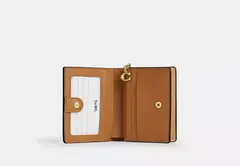 PREORDEN Coach Snap Wallet With Floral Print Gold/Pink Multi en internet