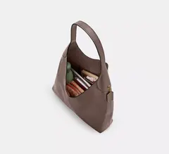 PREORDEN Coach Brooklyn Shoulder Bag 39 smooth leather/Brass/Dark Stone - tienda en línea