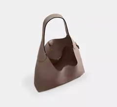 PREORDEN Coach Brooklyn Shoulder Bag 39 smooth leather/Brass/Dark Stone - Maw Maw Beauty