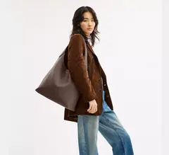 PREORDEN Coach Brooklyn Shoulder Bag 39 smooth leather/Brass/Dark Stone - comprar en línea