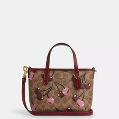 *PREORDEN* Coach City Mini Tote Bag Canvas Cherry Print - comprar en línea