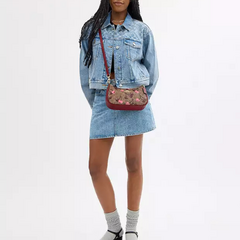 *PREORDEN* Coach Teri Shoulder Bag Canvas With Cherry Print - Maw Maw Beauty