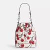 *PREORDEN* Coach Mini Bucket Bag With Cherry Print - comprar en línea
