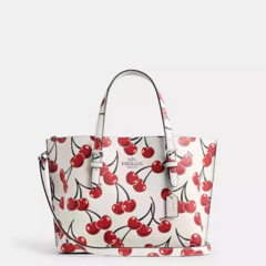 *PREORDEN* Coach Mollie Tote Bag 25 With Cherry Print - comprar en línea