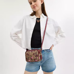 *PREORDEN* Coach Mini Jamie Camera Bag In Signature Canvas With Cherry Print en internet