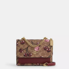 *PREORDEN* Coach Mini Klare Crossbody Bag In Canvas Cherry - comprar en línea