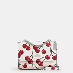 *PREORDEN* Coach Mini Klare Crossbody Bag With Cherry Print - comprar en línea