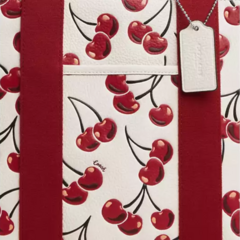 *PREORDEN* Coach Smith Tote Bag With Cherry Print