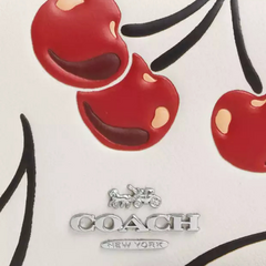 Imagen de *PREORDEN* Coach Mini Wallet On A Chain With Cherry Print