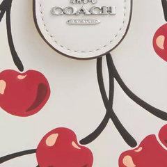 *PREORDEN* Coach Medium Corner Zip Wallet Cherry Print - Maw Maw Beauty