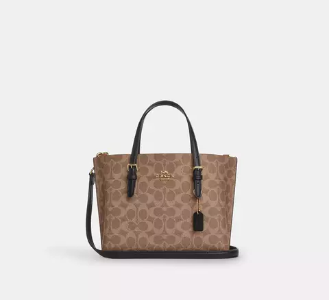 *PREORDEN* Coach Mollie Tote Bag 25 In Signature Canvas - comprar en línea