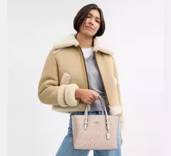 *PREORDEN* Coach Mollie Tote Bag 25 In Signature Canvas - Maw Maw Beauty