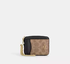 PREORDEN Coach Zip Card Case In Signature Leather - comprar en línea