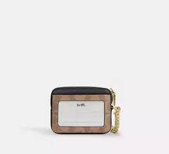 PREORDEN Coach Zip Card Case In Signature Leather en internet