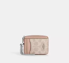 Imagen de PREORDEN Coach Zip Card Case In Signature Leather