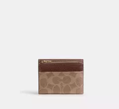 PREORDEN Coach Card Holder Wallet In Signature Canvas
