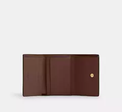 PREORDEN Coach Card Holder Wallet In Signature Canvas - Maw Maw Beauty