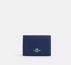 PREORDEN Coach Card Holder Wallet In Signature Canvas - Maw Maw Beauty