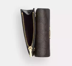 PREORDEN Coach Card Holder Wallet In Signature Canvas - tienda en línea