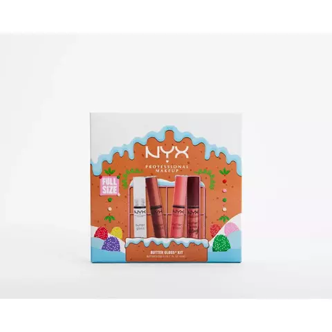 *PREORDEN* TargetNYX Professional Makeup Butter Gloss Holiday Vault Lip Gloss Set - 4 pc - comprar en línea