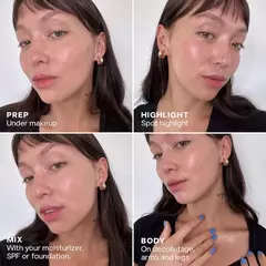 Saie Glowy Super Gel Rose gold Mini *PREORDEN* - Maw Maw Beauty