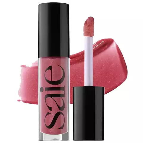 Saie Glossybounccy High Shine Lip Gloss Oil Remix Shimmer - comprar en línea