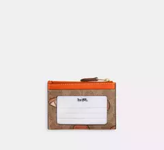 *PREORDEN* Coach Mini Skinny Id Case With Orange Print en internet