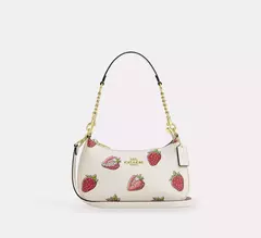*PREORDEN* Coach Teri Shoulder Bag With Strawberry Print - comprar en línea
