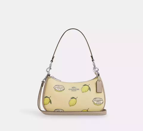 *PREORDEN* Coach Teri Shoulder Bag With Lemon Print - comprar en línea