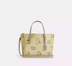 *PREORDEN* Coach Mollie Tote Bag 25 With Lemon Print - comprar en línea