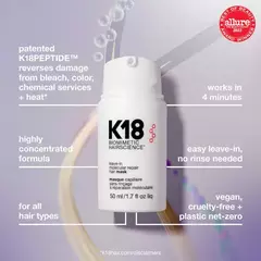 *PREORDEN* K18 Biomimetic Hairscience Leave-In Molecular Repair Hair Mask - Maw Maw Beauty