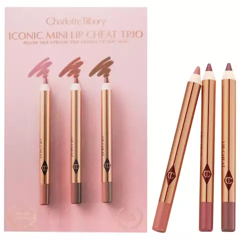 *PREORDEN* Charlotte Tilbury Mini Iconic Lip Cheat Lip Liner Trio - comprar en línea