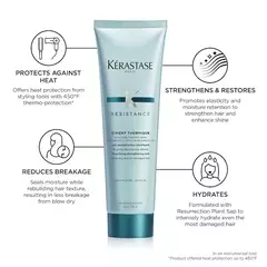 *PREORDEN* Kérastase Resistance Heat Protectant Leave-In Styling Cream for Damaged Hair - tienda en línea