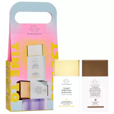 *PREORDEN* Drunk Elephant Time to Reflect Bronze and Brighten Serum Duo
