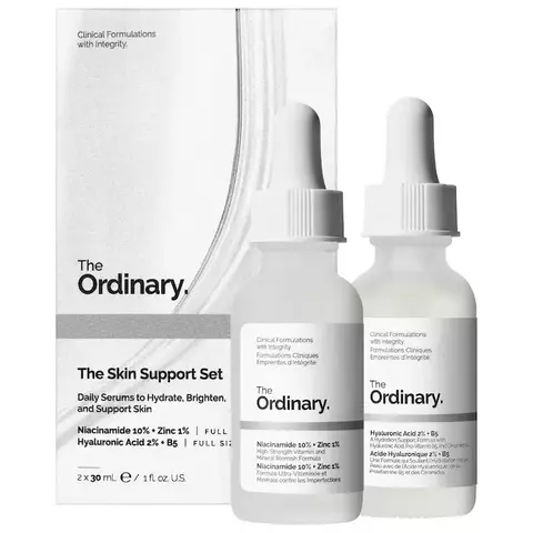 *PREORDEN* The Ordinary The Skin Support Set with Niacinamide + Hyaluronic Acid - comprar en línea
