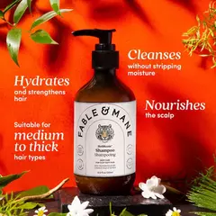 *PREORDEN* Fable & Mane HoliRoots Pre-Wash Oil, Shampoo and Conditioner Hair Set for Hydration & Repair