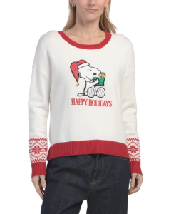 *PREORDEN* Marshalls PEANUTS Crew Neck Snoopy Sweater - comprar en línea