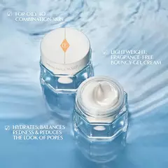 *PREORDEN* Charlotte Tilbury Magic Water Cream Refillable Gel Moisturizer with Niacinamide - Maw Maw Beauty