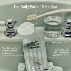 PREORDEN Summer Fridays Gentle Reset Daily Exfoliating Pads to Smooth + Minimize Pores with AHAs en internet