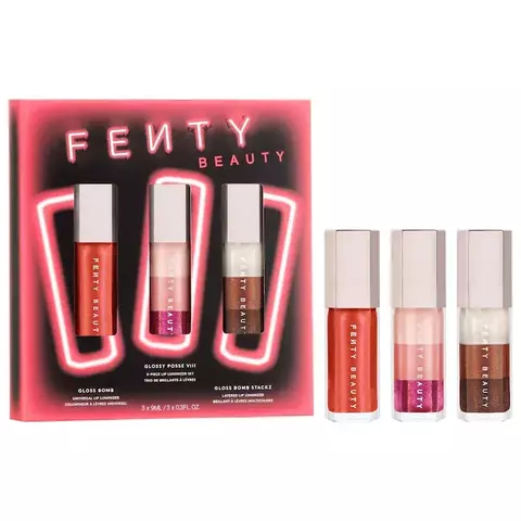 PREORDEN Fenty Beauty Glossy Posse VIII 3-Piece Lip Luminizer Set - comprar en línea