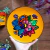 Prato decorativo - Buque de Flores - Amarelo - 23 cm - comprar online