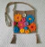 Bolsa Transversal Croche Bege com Flores